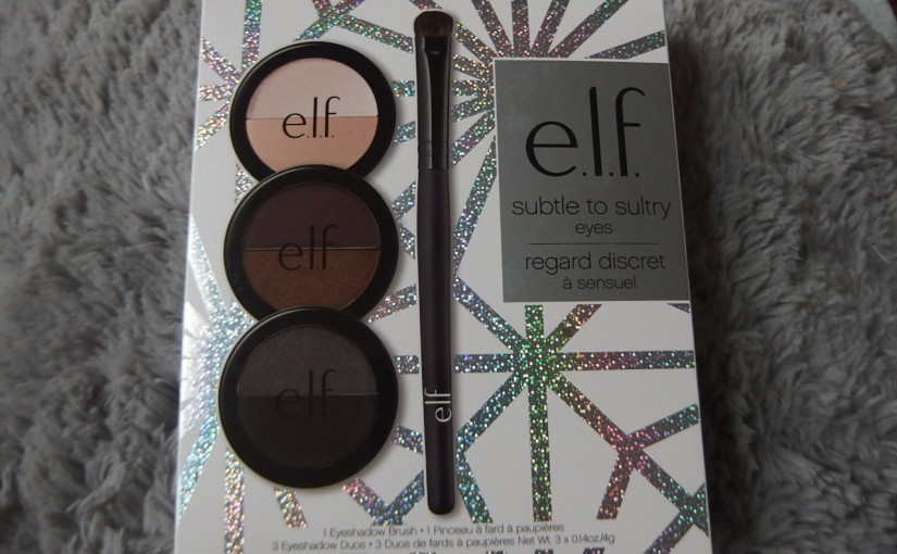 Elf Subtle To Sultry Eyes Review, Photos and Swatches